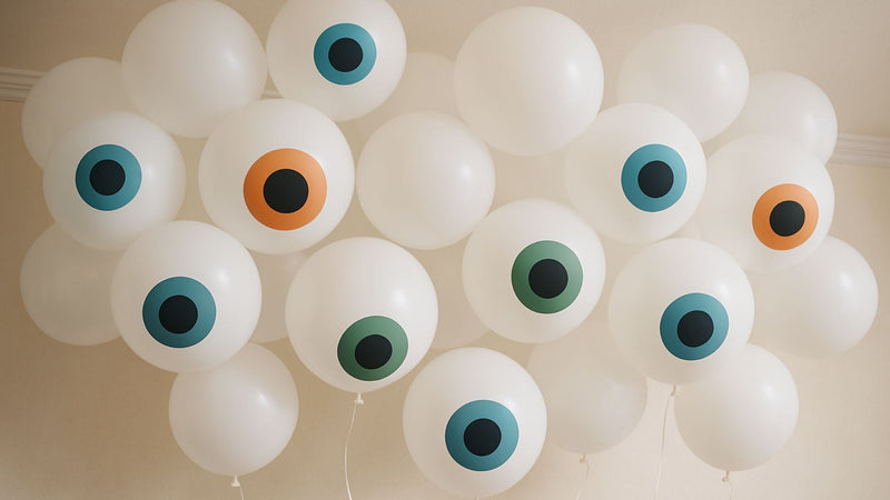 DIY Creepy Eyeball Balloons