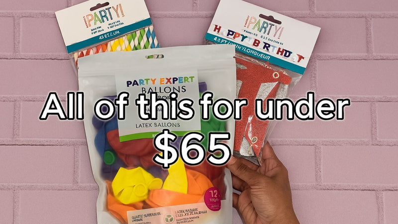 Full Party Setup for Under $65 – Yes, It’s Possible!