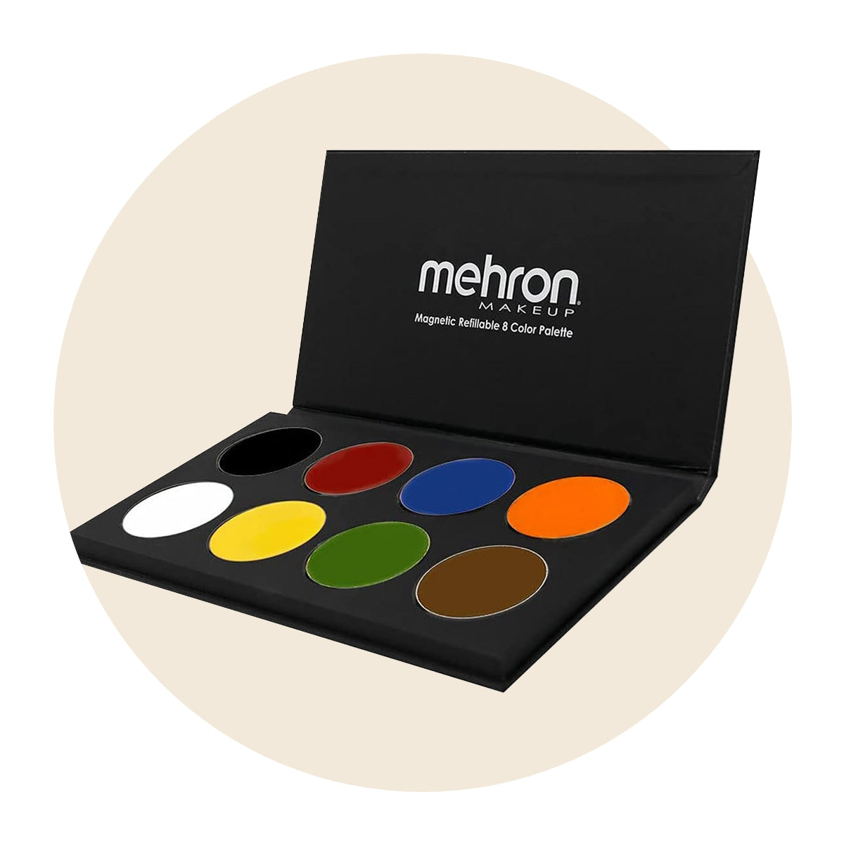 Maquillage Halloween Noir Et Blanc à L'huile - 2 Pots 30g + Pinceaux, Pour Vampire, Zombie, Squelette