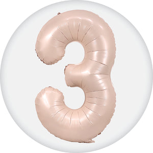 Number 3 Foil Balloons