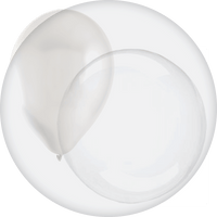 Clear Latex and Bubble Balloons - Party Expert
