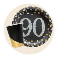 90th Birthday Tableware