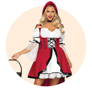 Red Riding Hood Halloween Costumes - Party Expert