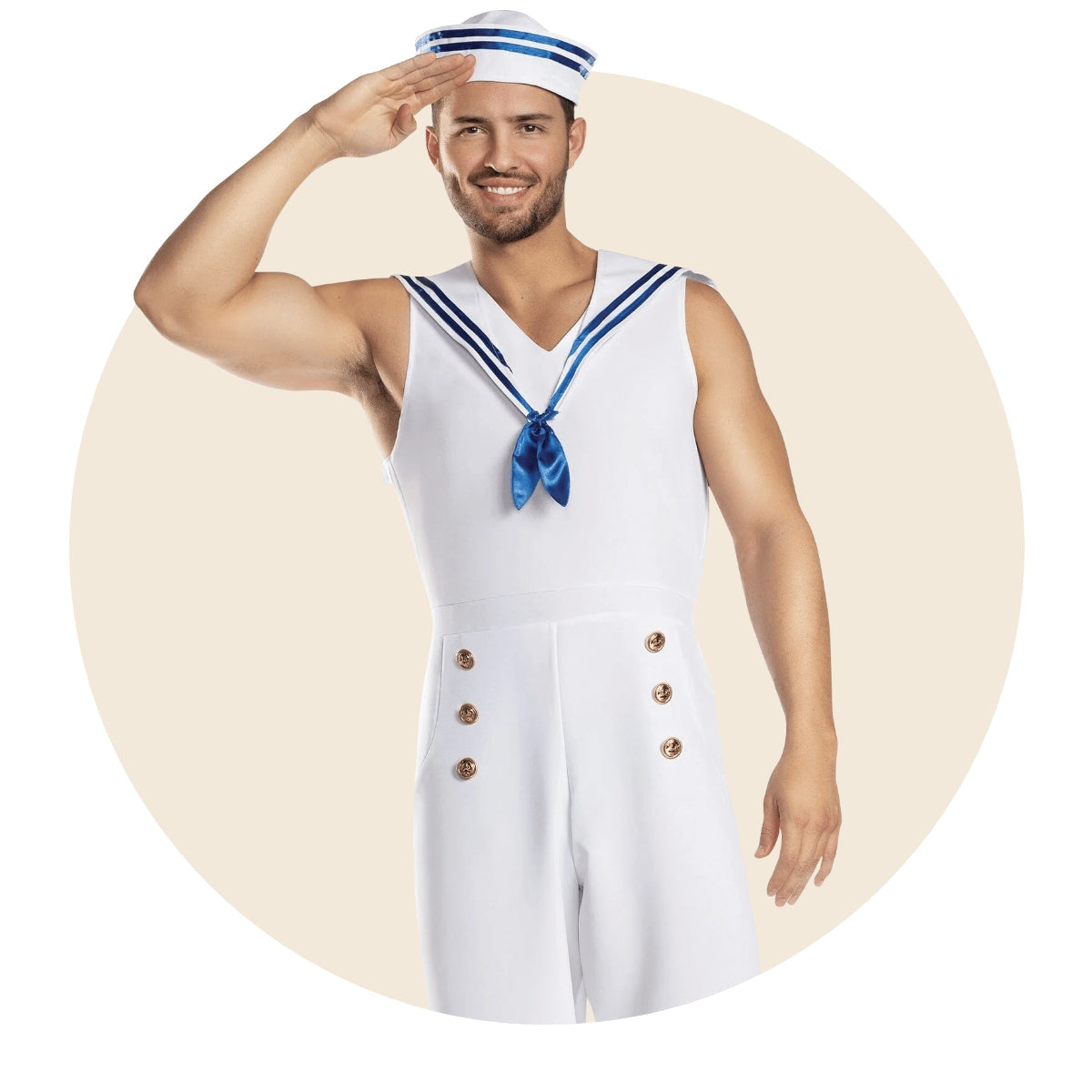 POPAPIE Costume De Capitaine Marin - Déguisement Enfant - Tenue De Matelot