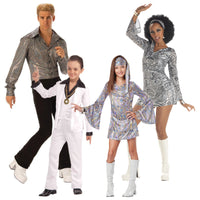 BUNDLE - FAMILY COSTUME - 1970's Disco