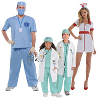 BUNDLE - FAMILY COSTUME - Doctor and Nurse
