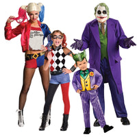 BUNDLE - FAMILY COSTUME - Joker and Harley Quinn