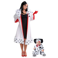 BUNDLE - MOM & ME COSTUME - Cruella and Dalmatian Costumes