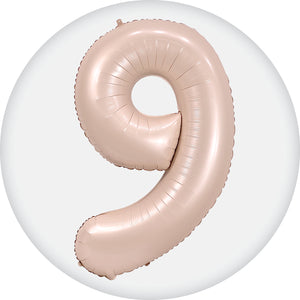 Number 9 Foil Balloons