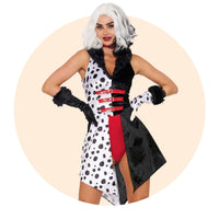 Cruella and 101 Dalmatians Halloween Costumes - Party Expert