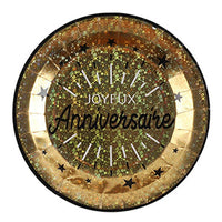 Joyeux Anniversaire Doré Birthday Party Supplies