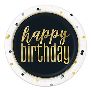 Metallic Happy Birthday Party Supplies and Decorations - Party Expert