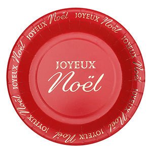 Red "Noël Scintillant" Party Supplies and Decorations - Party Expert