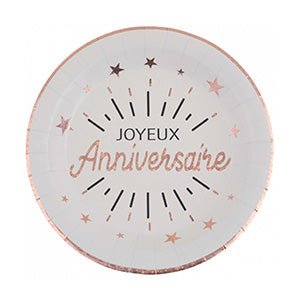 Rose Gold Happy Birthday Party Supplies and Decorations - Party Expert