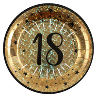 18th - Gold Sparkling Birthday - Party Expert