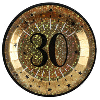 30th - Gold Sparkling Birthday