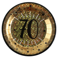 70th - Gold Sparkling Birthday