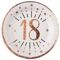 18th - Rose Gold Sparkling Birthday