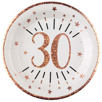 30th - Rose Gold Sparkling Birthday