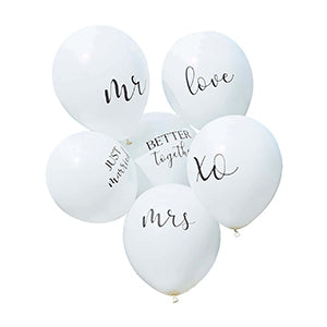 White Wedding Party Supplies and Decorations