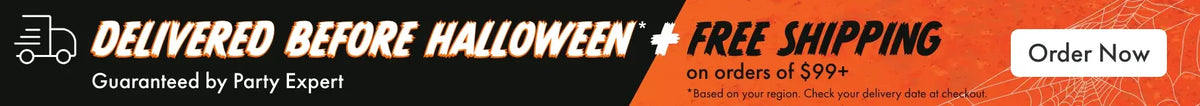 Delivered before Halloween + free shipping on orders of $99+