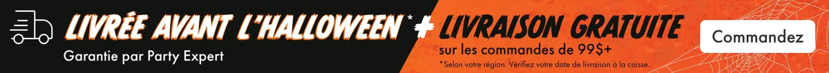 Livrée avant l’Halloween + livraison gratuite sur les commandes de 99 $ et plus