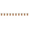 AMSCAN CA Christmas Reindeer Pom Pom Garland, 1 Count