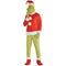 AMSCAN CA Christmas The Grinch Santa Costume for Adults 192937199985