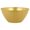 AMSCAN CA Disposable-Plasticware Gold Recyclable Plastic Bowls, 5 Count