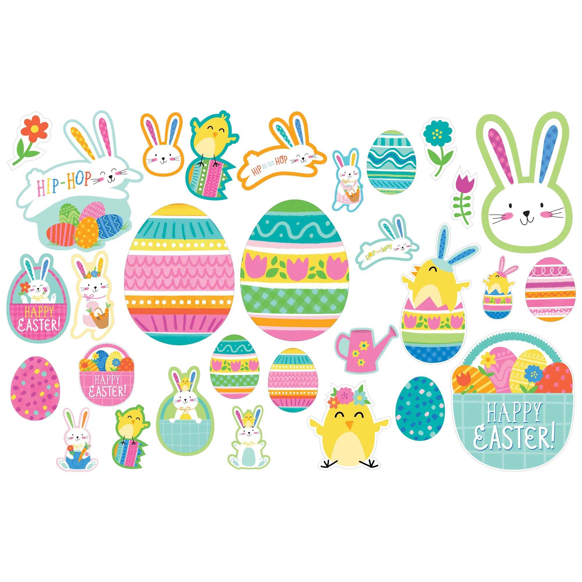Easter Cutouts, 30 Count Party Expert