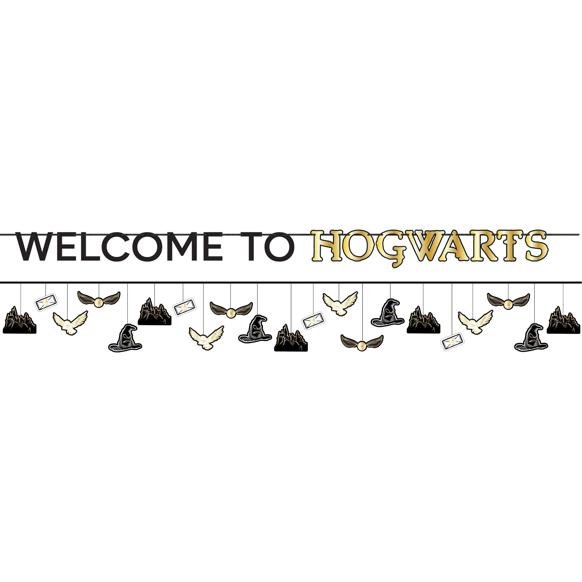 Harry Potter Welcome to Hogwarts Multi-Pack Banners | Party Expert