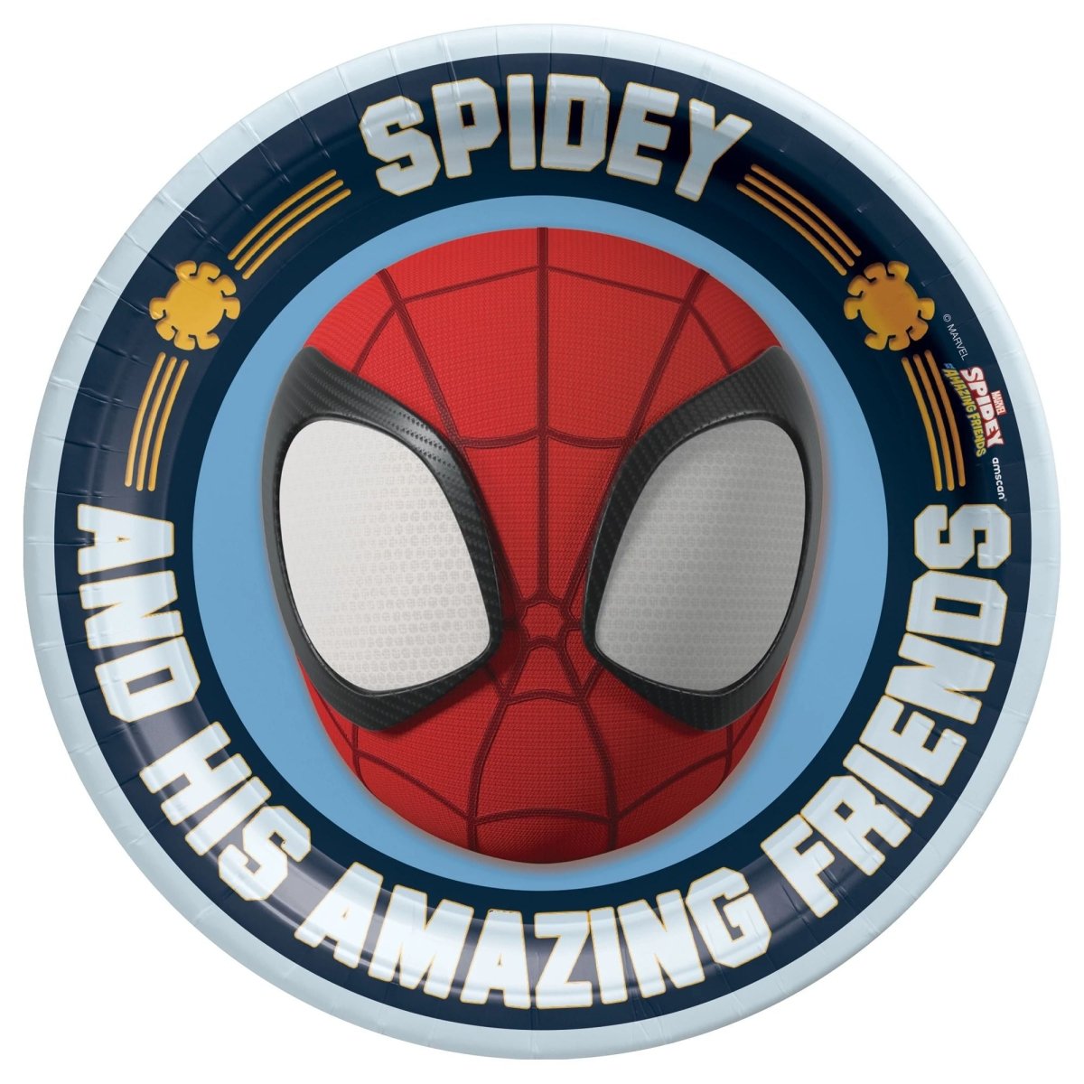 Petites assiettes rondes de Spidey et ses amis extraordinaires Party