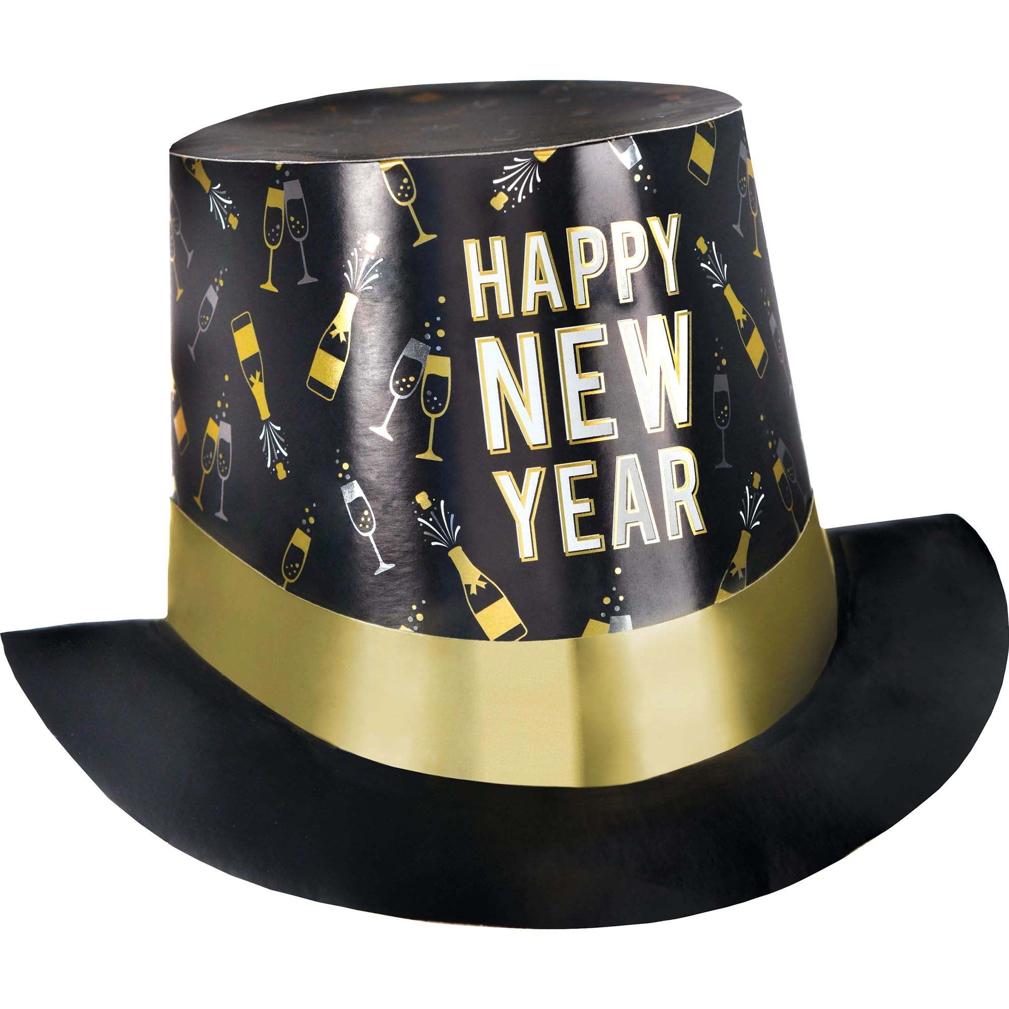 Chapeau haut de forme Happy New Year du Nouvel An