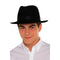 ANHUI LIGHT INDUSTRIES INTERNATIONAL Costume Accessories Black Gangster Hat with Black Band for Adults 840482501165