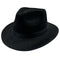 ANHUI LIGHT INDUSTRIES INTERNATIONAL Costume Accessories Black Gangster Hat with Black Band for Adults 840482501165