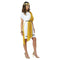 CALIFORNIA COSTUMES Costumes Party Toga Costume for Adults, Black and Gold