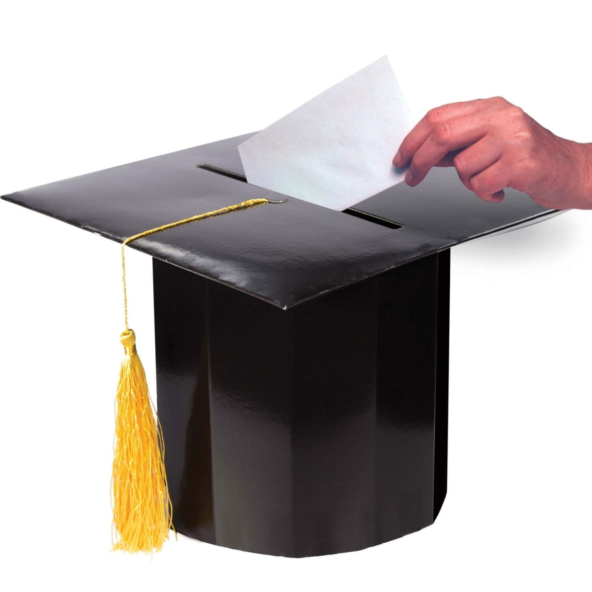 CREATIVE CONVERTING Graduation Graduation Hat Shaped Card Box, 1 Count 073525765587