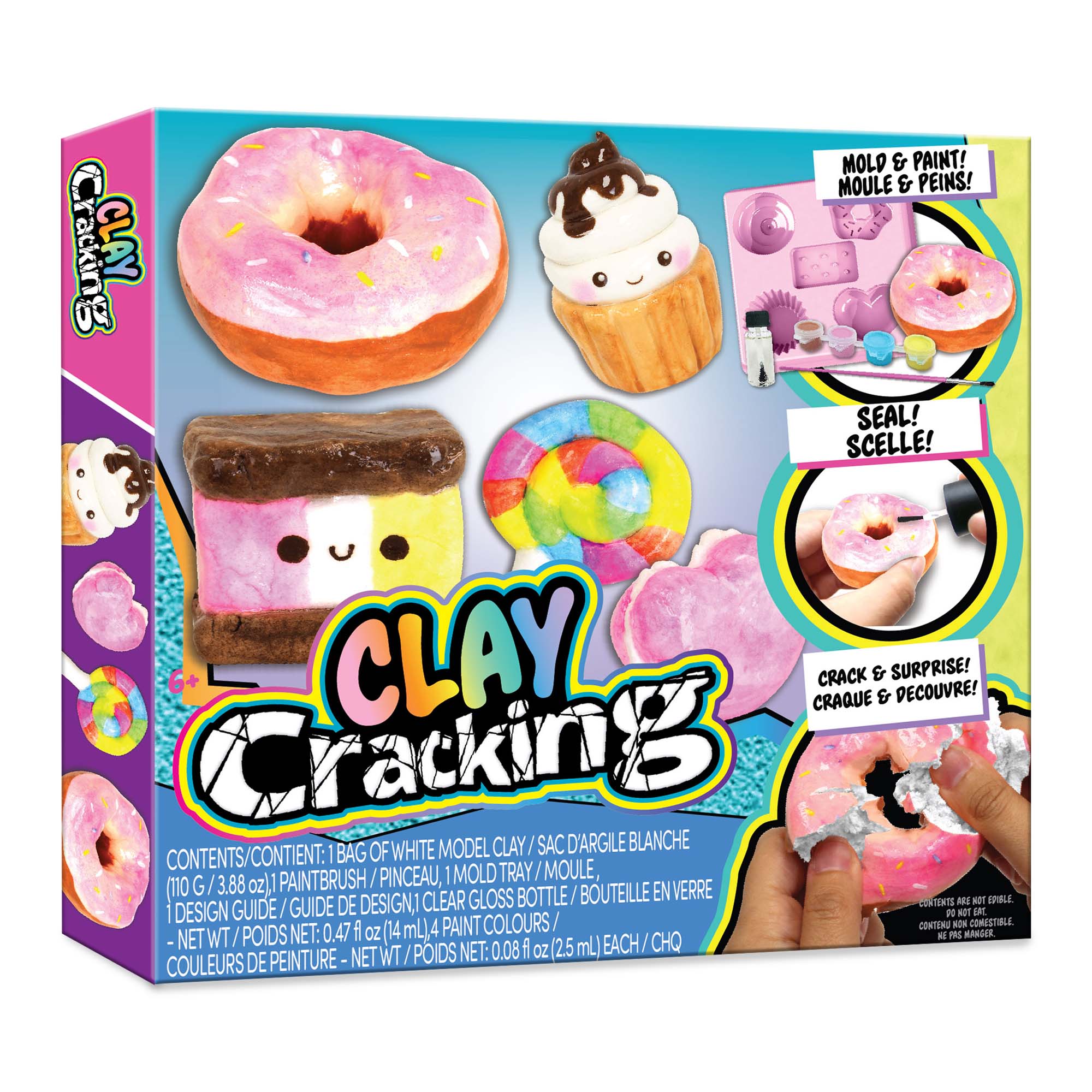 Tara Toy Clay Cracking Sweet Surprise, Multicolor