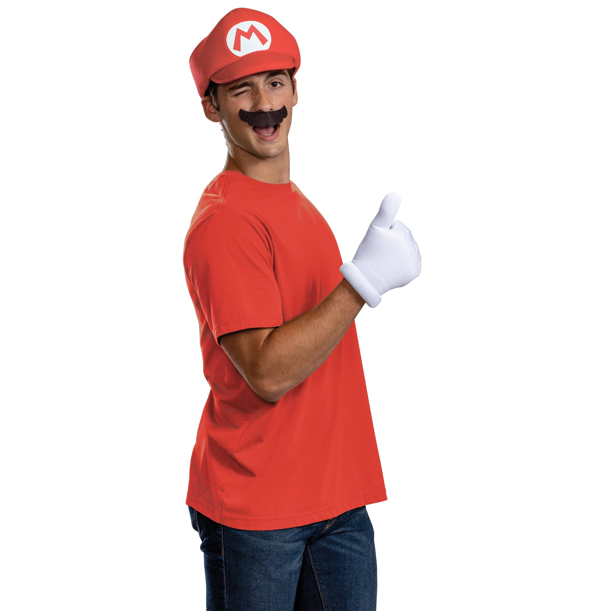 Nintendo Super Mario Brothers Classic Adult Red Nintendo Super Mario Brothers Classic Adult Red