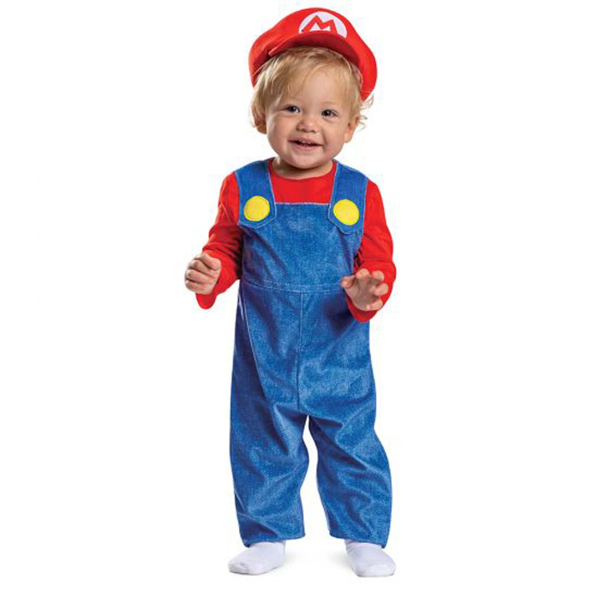 0€02 sur Déguisements Cosplay pour enfants Super Mario Rouge M (115-125cm)  - Déguisement enfant - Achat & prix
