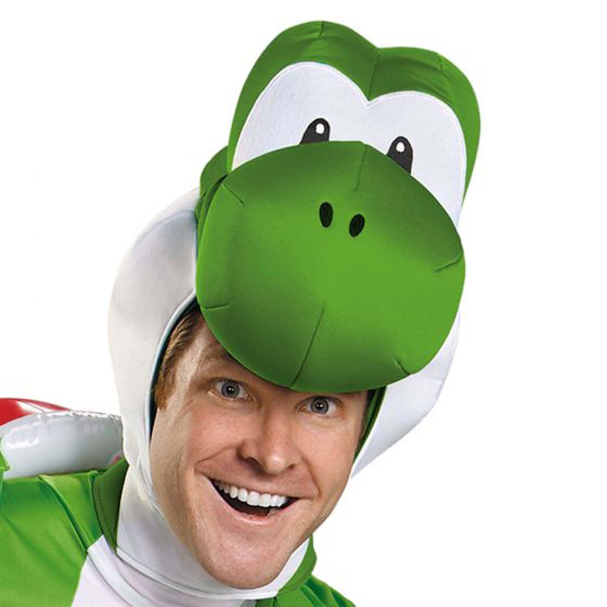 Bowser Deluxe Adult Costume Super Mario's Bros Jumpsuit Headpiece Nintendo