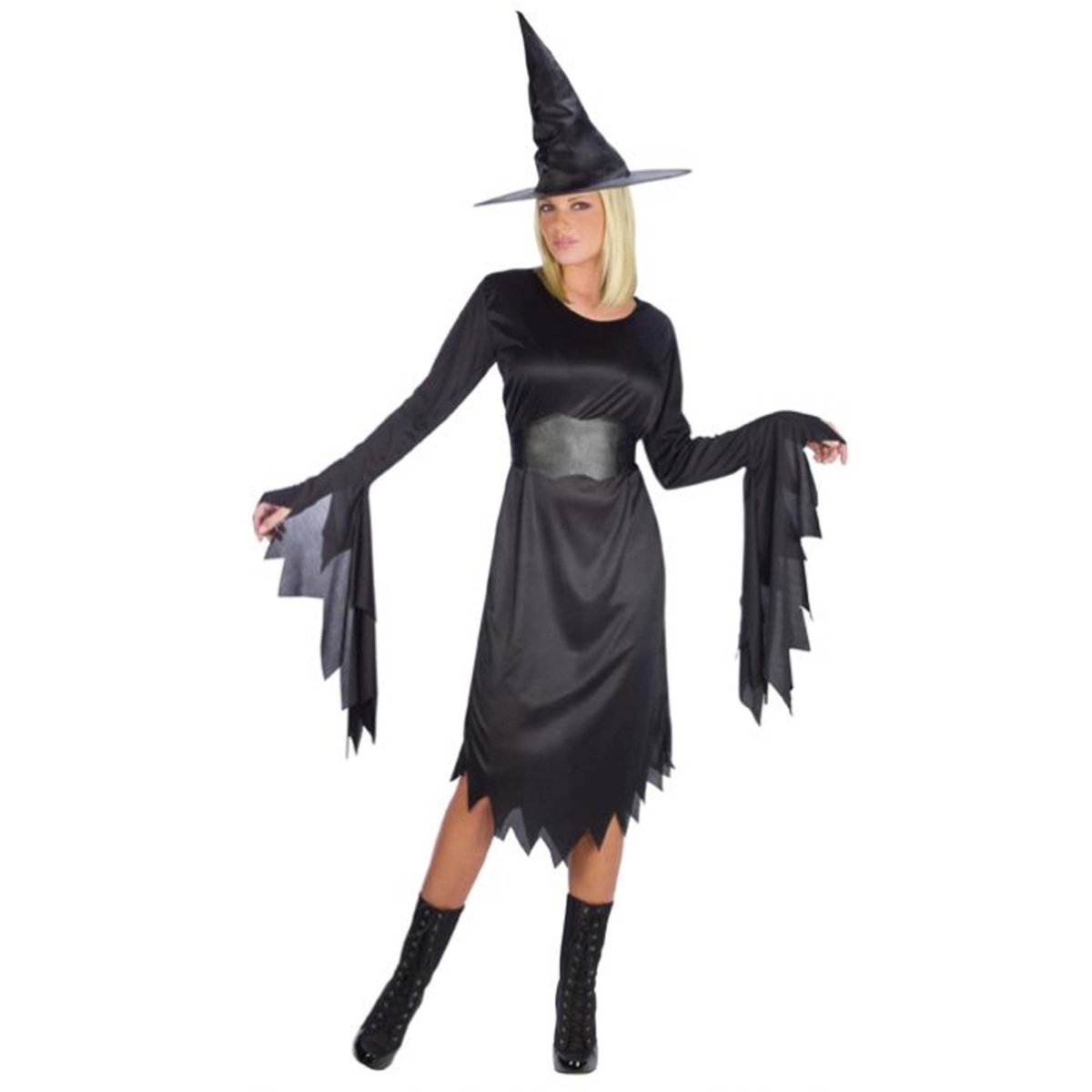 Witch Costume for Adults, Black Dress Party Expert