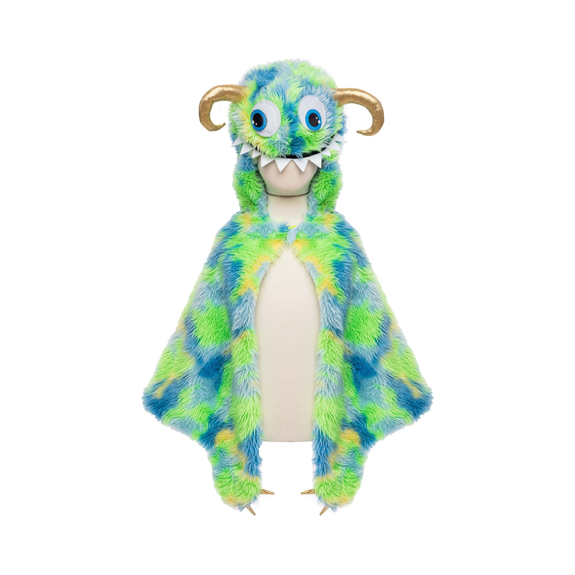 Great Pretenders Goober Monster Cape - Blue/Purple Great Pretenders Goober Monster Cape - Blue/Purple