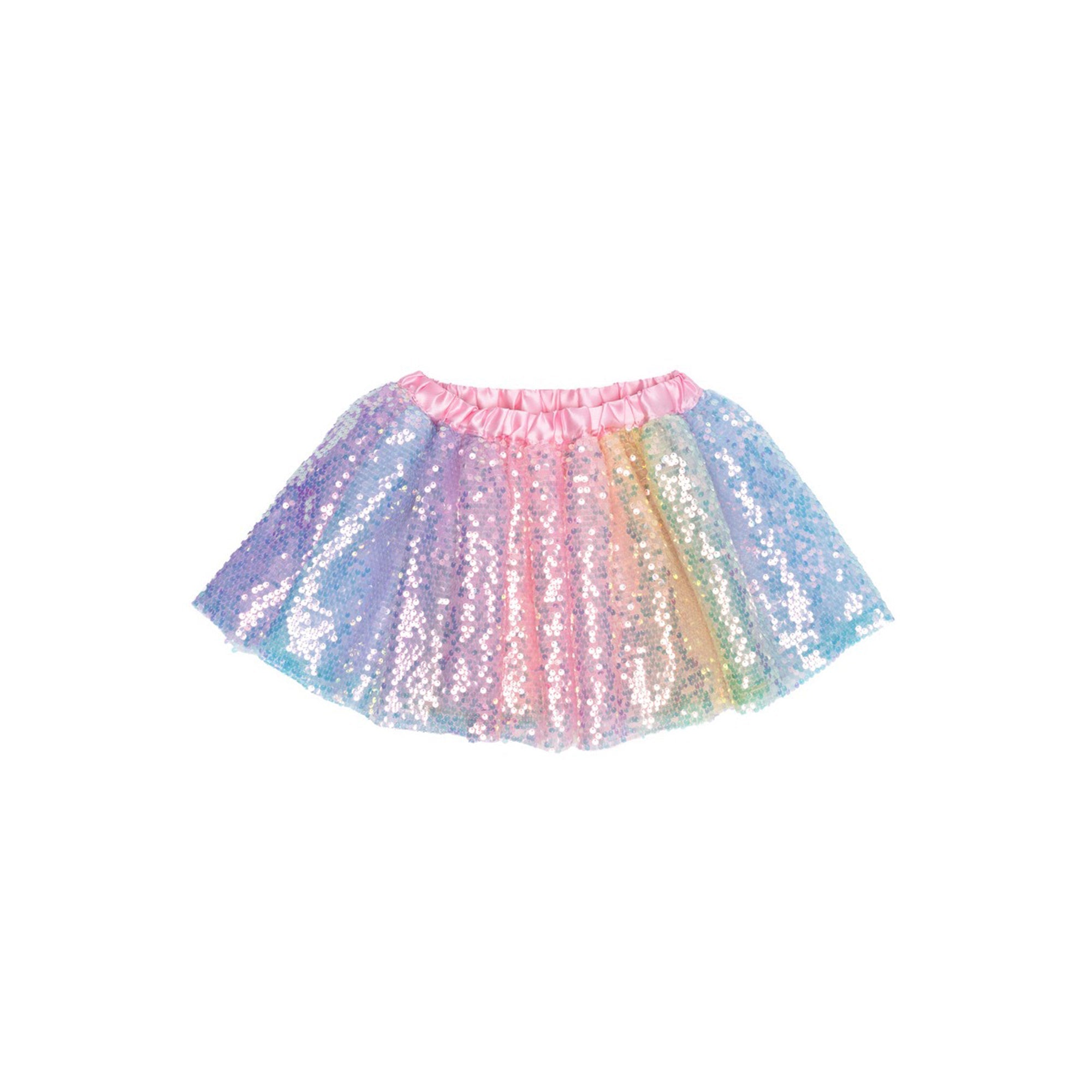 Great Pretenders Sequin Skirt - Ombre Rainbow