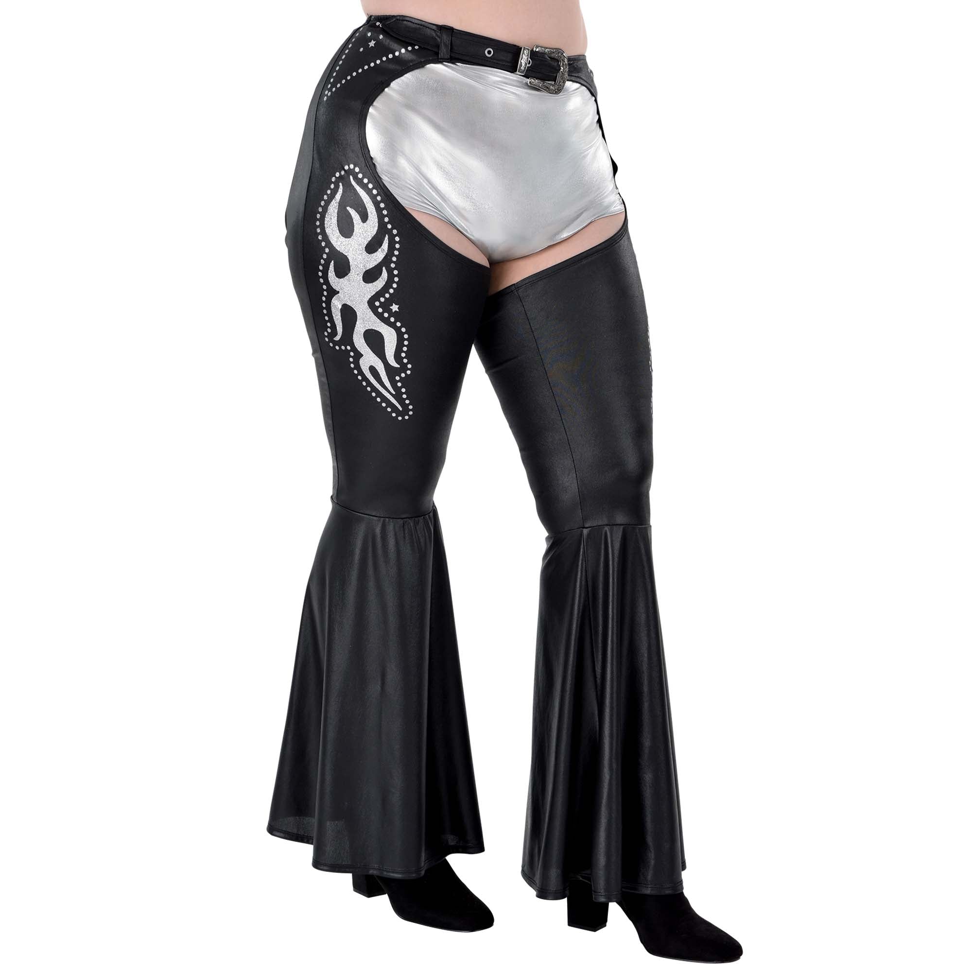 Cowboy Glam Chaps for Plus Size Adults Party Expert