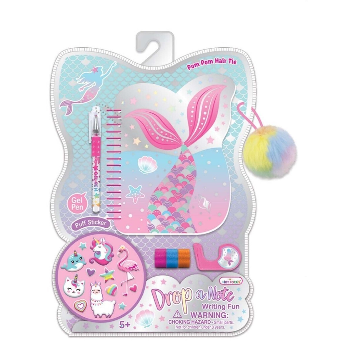 Mermaid Drop a Note Writing Fun Set, 1 Count | Party Expert