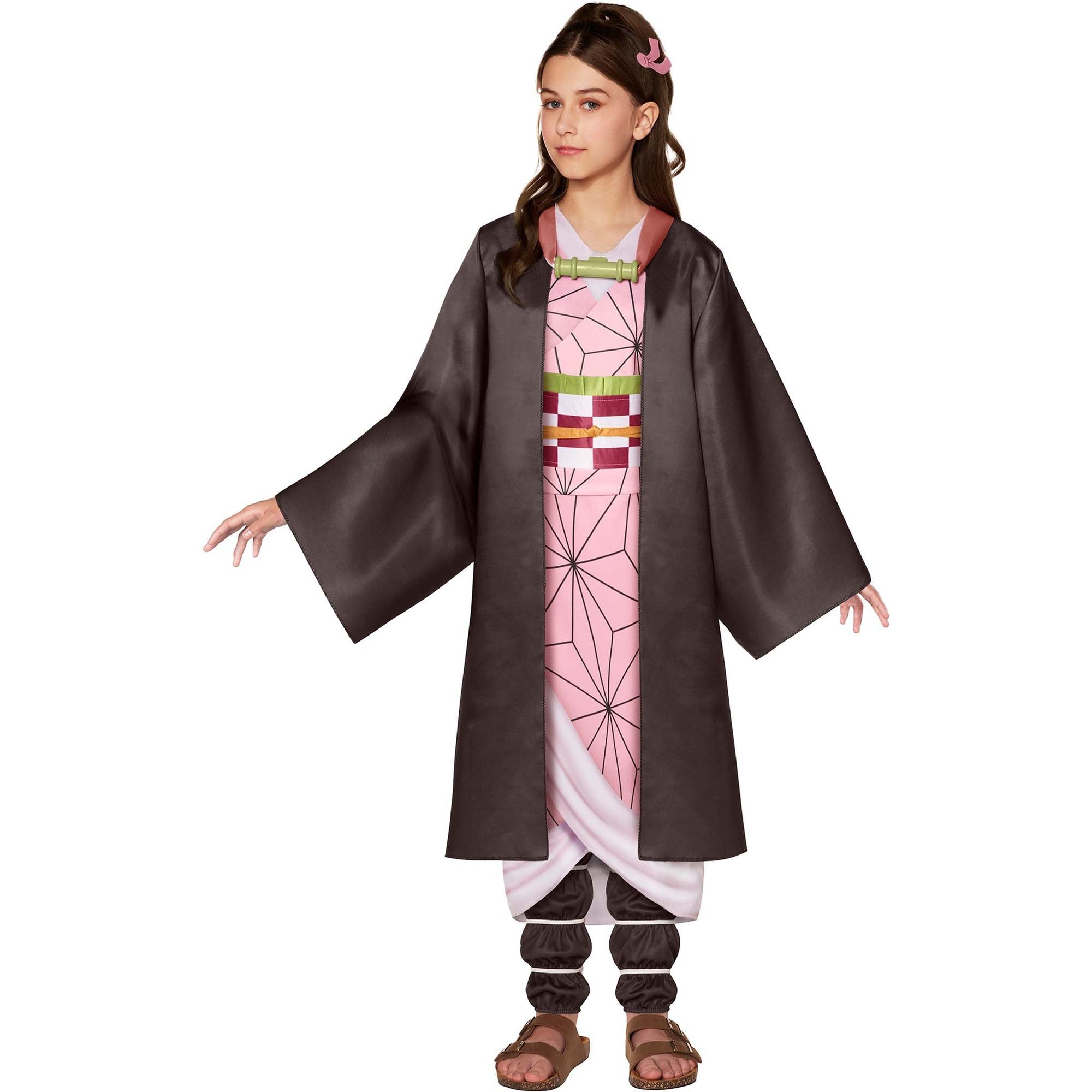 Costume de Demon Slayer Nezuko pour enfants, Robe kimono