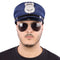 JIANGXI PANS ANIMATION CULTURE CREATIVE CO.,LTD Costume Accessories Blue Police Officer Hat for Adults 810120718415