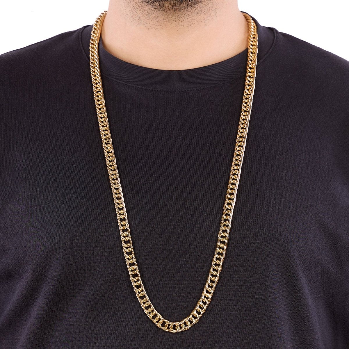 Gold Small Plastic Chain Necklace, 39 Inches Party Expert