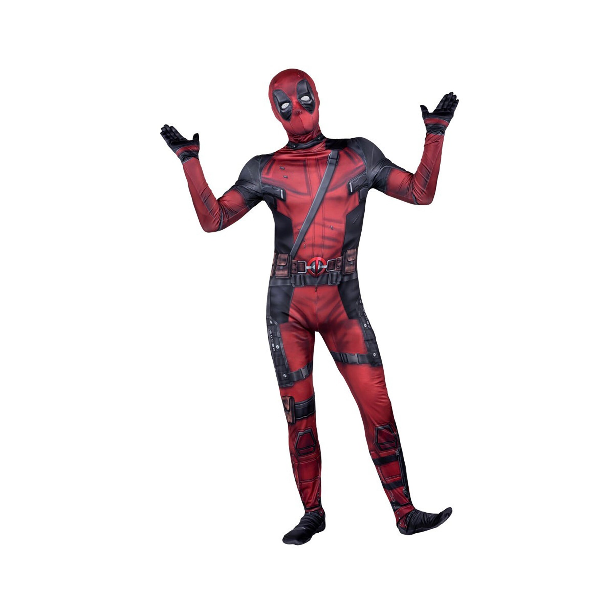 Marvel Deadpool Spandex Costume for Adults, Suit and Mask